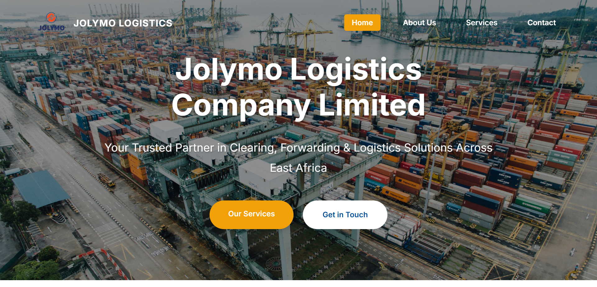 Jolymo Investment Co. — logistics company website