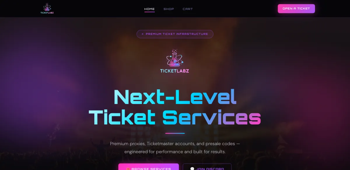 TicketLabz — digital ticketing services online store